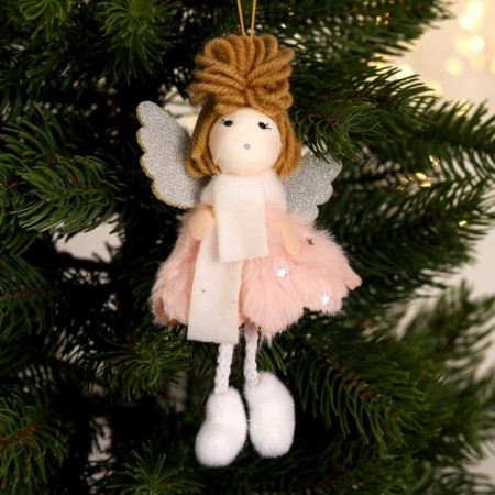 Doll "Flea", on a suspension, color mix