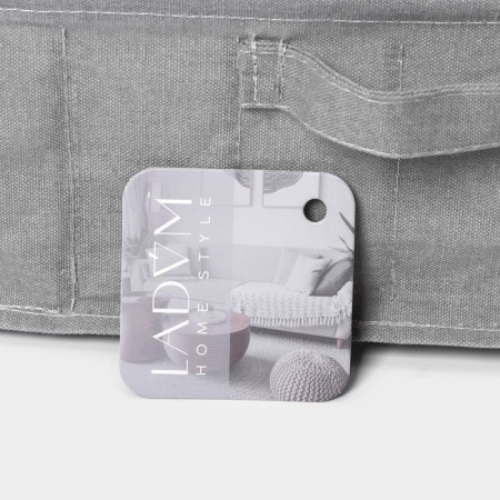 Organizer for linen LADOM, 6 cells, 32 × 17 × 12 cm, color gray color-6