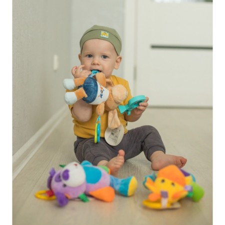 Musical Suspension "Hippo", clockwork, on a crib, stroller, crumb I-8