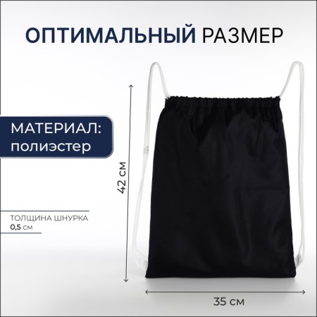 Bag for shoes on the lace, blue color-1