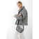 Bag-Cross-Bodi with a zipper, the color is gray/black