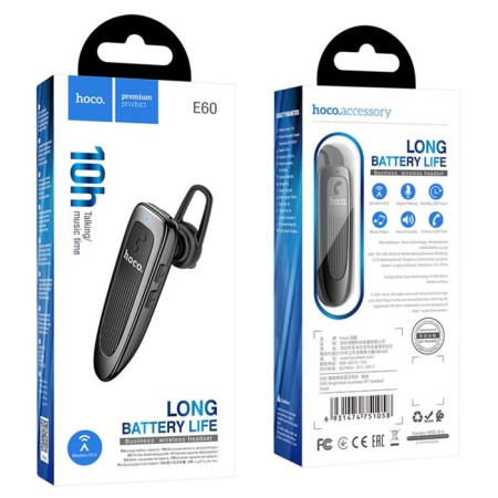Bluetooth headset Hoco E60, 150 mAh, black-5