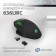 Mouse call 636LWC black optical (1600DPI) wireless USB/USB-C for a laptop (6but)