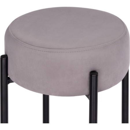 Barlier SIPL MR-28 Metal/velor, black/gray 40x40x74 cm-2