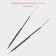 Forceps Chrome kitchen shares, 28.5 cm stainless steel, black color