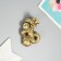 Magnet Polystone "Money Snake" Bronze Mix 5x2x7 cm