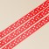 Satin tape, gift packaging, “hearts”, red, 4 cm x 22.5 m