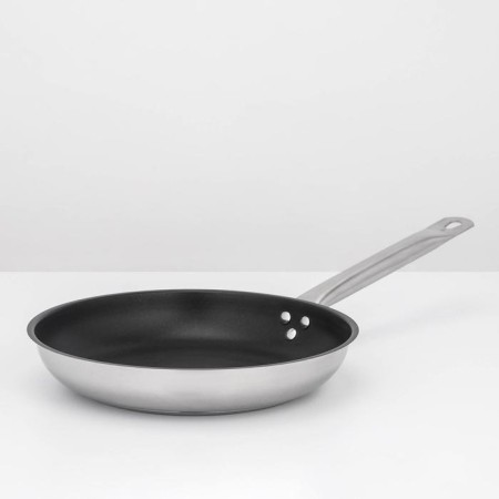 Stainless steel pan, d = 28 cm, h = 4 cm, triple bottom, anti -stick coating, induction