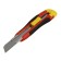 Universal knife "Remocolor", a rubberized case, a square latch, reinforced, 18 mm