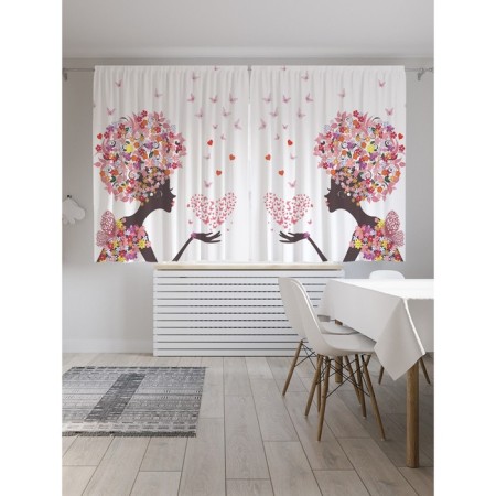 Photostes "Flowering Hair", Oxford, Size 145x180 cm, 2 pcs