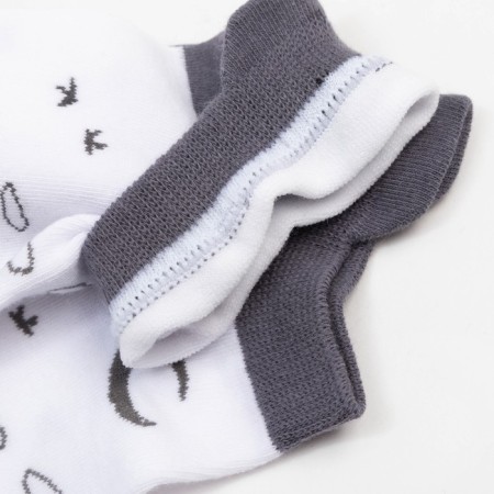 Women's socks minku "abstraction", gray color, size 36-41 (23-27 cm)-2