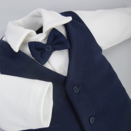 Kinderlitto “Young gentleman” discharge kit, 4 items, height 50-56 cm, dark blue color-4