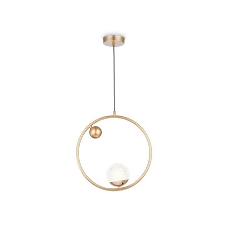 Suspended lamp with a change of lamp Ambrella Light, Crystal, Tr5428, G9, Color Gold