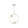 Suspended lamp with a change of lamp Ambrella Light, Crystal, Tr5428, G9, Color Gold