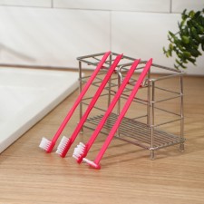 A set of brushes for hard -to -reach places of the share, 4 pcs, color mix