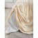 Mousse plaid, size 200x220 cm, beige color
