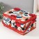 Casket for needlework "Tropical leaves" 19x26x14.5 cm