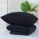Set 1.5sp black 8-3 (duvetel 145x215cm, pillowcase 70x70cm) calico, 120g/m, HL100%