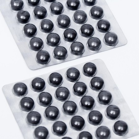 Coal activated, absorbing, 50 tablets of 500 mg-1