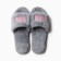 Women's slippers with an open nose size 40-41, the color is gray