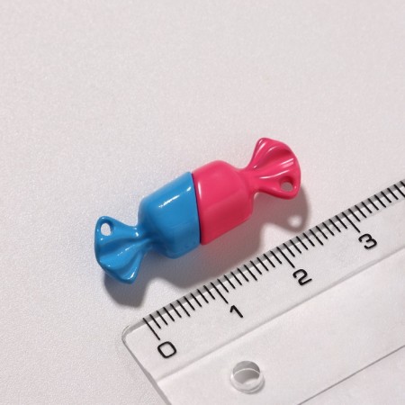 Magnetic Castle "Confet" (set 2 pcs.), Pink-blue color-2