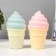 Night Plastic "Ice Cream in a glass" MIX LEDH1 7.5x7.5x14 cm Risalux