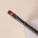 Makeup brush, bilateral, 13.5 (+/- 1) cm, black color
