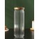 Glass Bank for bulk products with a wooden lid "Daphne", 1.3 l, 9 × 26 cm