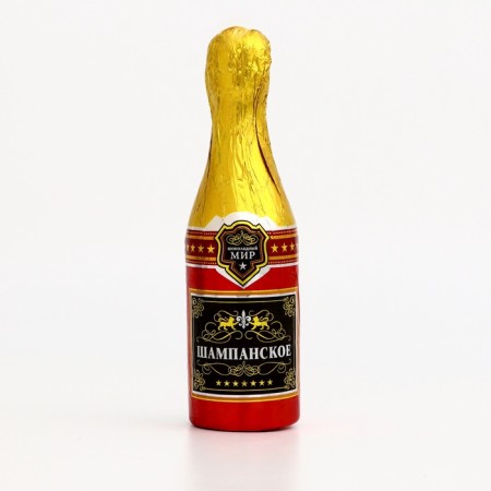 New Year. Chocolate figure "Champagne", 120 g-2