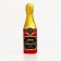 New Year. Chocolate figure "Champagne", 120 g