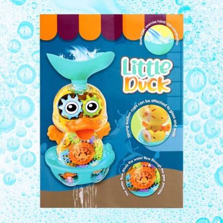 Игрушка для купания «Утка-шестерёнка»-9