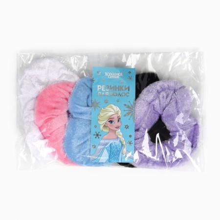 Hair gum 9 cm, cold heart color mix-5