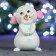 New Year's figure "Sunny Snowman" 8x7x11cm