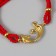 Bracelet Feng Shui "Plant Pattern" adjustable length