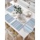 A set of napkins for setting the table "Striped open spaces", rectangular, size 32x46 cm, 4 pcs