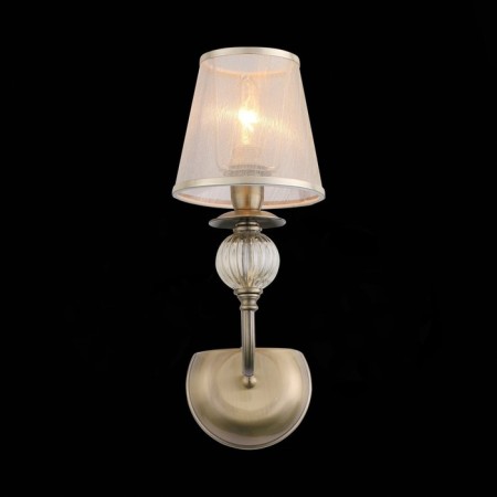 Wall lamp EVOLUCE. SL185.301.01. Grazia. 1x40 W, E14, 14x35.8 cm, bronze color, transparent-1