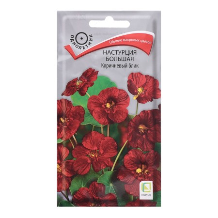 Flower seeds nasturtium large "brown glare", 1gr.