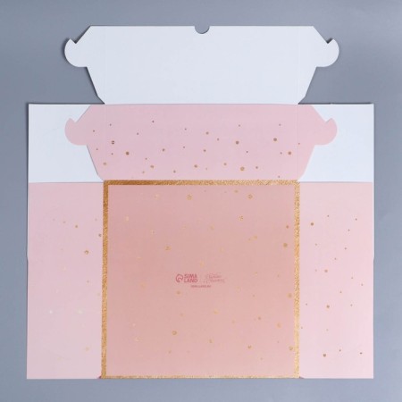 Capcake box, confectionery packaging with a window, 9 cells "Flowers", 25 x 25 x 10 cm-4
