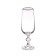 A set of glasses for champagne "Claudia", 180 ml, 6 pcs.