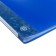 Folder with 60 A4, 500 microns, Calligrata, pocket on the spine, blue