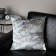 Pillowcase "marble", size 45x45 cm, green color