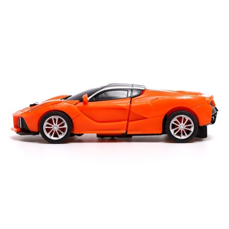 Inertial “sports car” robot, transforms in a collision, mixing color-12