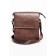 Bag Cross-Body Men, genuine leather de-gosa brown, 16x5x19 cm