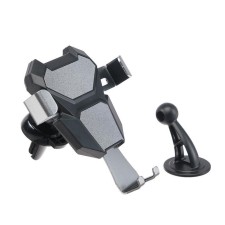 Phone holder, selfless 6.5-10 cm, black