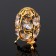Souvenir "Egg" with 12 crystals, 4.5x4.5x8 cm