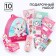 Gift set in a backpack for girls, 10 items, cats aristocrats