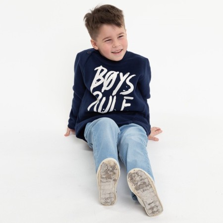 Longslit for a boy, blue color, height 122-5
