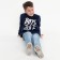 Longslit for a boy, blue color, height 122