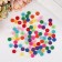 A set of buttons plastic "Color button" MIX NR 100 pcs 11.2x1.5x7 cm