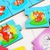 Set "Mom, baby, dwelling", (puzzle-three), element 5.5 × 5.5 cm, 16 mini-puzzles